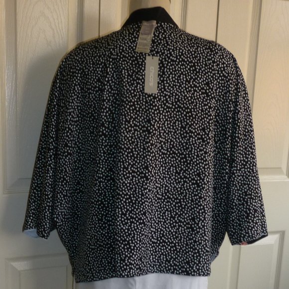 CHICO’S Reversible  Cocoon Ruana Wrap - Picture 10 of 16